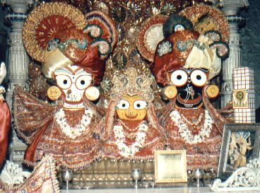 Sri Sri Jaganath Baladev and Subadra Devi ISKCON Temple Paris