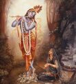 Radharani prays to Krishna