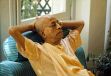 Prabhupad relaxing